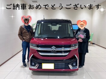御納車おめでとうございます♡スペーシアカスタム♡